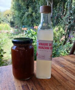 Promo: 1 Vinagre manzana 250ml + 1 Chutney de cherry, durazno y cebolla 360gr Biodinamicos HG