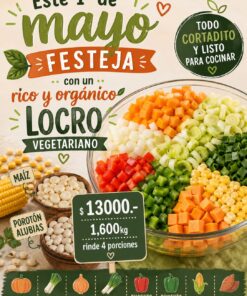 Verduras congeladas para locro 800gr+500gr maiz+300gr poroto alubia
