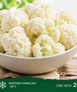 Coliflor organico blanqueado y congelado 250g