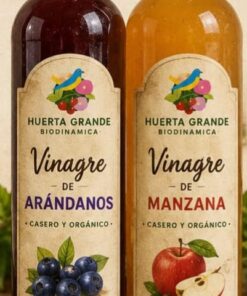 Promo: 2 Vinagres organicos HG 500ml 1 Arandanos+1 Manzana